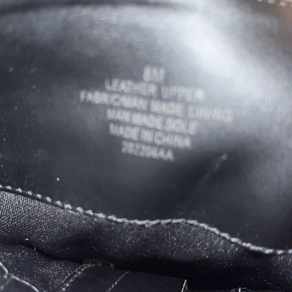 Gianni Bini Levi Tate Leather Platform Black Mid Boots - Picture 11 of 11